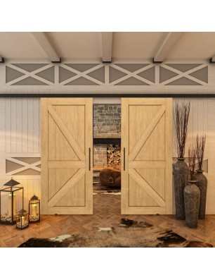 Glasschiebetür BLACK-LINE - Country Sonoma Eiche Model 40