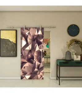 Glasschiebetür PIPE-LINE - Fotoprint Model 4