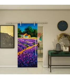 Glasschiebetür PIPE-LINE - Fotoprint Model 26