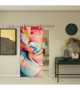 Glasschiebetür PIPE-LINE - Fotoprint Model 35