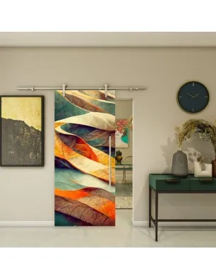 Glasschiebetür PIPE-LINE - Fotoprint Model 53