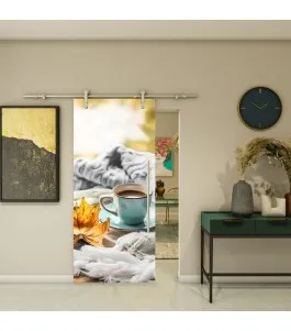 Glasschiebetür PIPE-LINE - Fotoprint Model 66