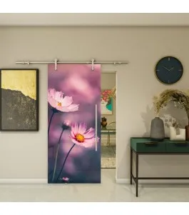 Glasschiebetür PIPE-LINE - Fotoprint Model 76