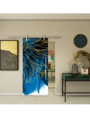 Glasschiebetür PIPE-LINE - Fotoprint Model 77