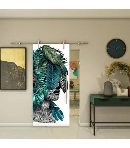 Glasschiebetür PIPE-LINE - Fotoprint Model 80