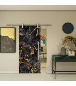 Glasschiebetür PIPE-LINE - Fotoprint Model 99