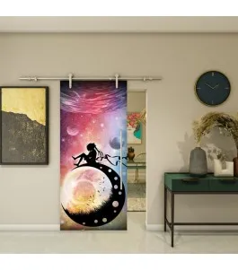 Glasschiebetür PIPE-LINE - Fotoprint Model 105