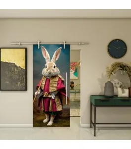 Glasschiebetür PIPE-LINE - Fotoprint Model 107