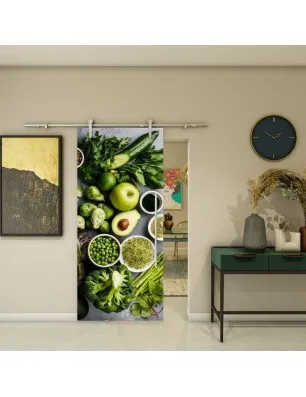 Glasschiebetür PIPE-LINE - Fotoprint Model 110