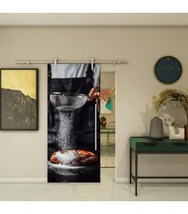 Glasschiebetür PIPE-LINE - Fotoprint Model 115