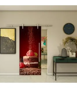 Glasschiebetür PIPE-LINE - Fotoprint Model 116