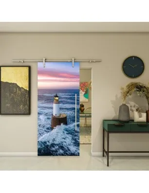 Glasschiebetür PIPE-LINE - Fotoprint Model 124