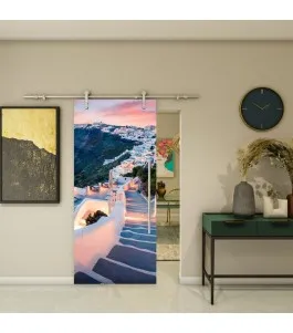 Glasschiebetür PIPE-LINE - Fotoprint Model 126