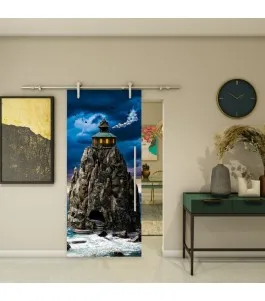 Glasschiebetür PIPE-LINE - Fotoprint Model 132