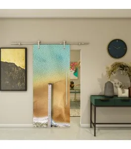 Glasschiebetür PIPE-LINE - Fotoprint Model 144