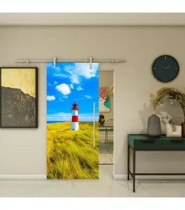 Glasschiebetür PIPE-LINE - Fotoprint Model 148