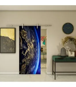 Glasschiebetür PIPE-LINE - Fotoprint Model 157