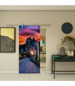 Glasschiebetür PIPE-LINE - Fotoprint Model 174