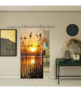 Glasschiebetür PIPE-LINE - Fotoprint Model 187