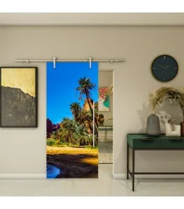 Glasschiebetür PIPE-LINE - Fotoprint Model 189