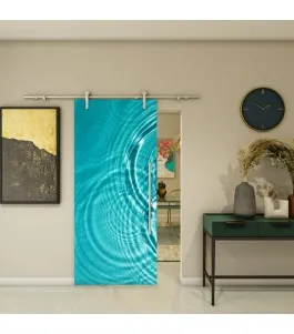 Glasschiebetür PIPE-LINE - Fotoprint Model 190