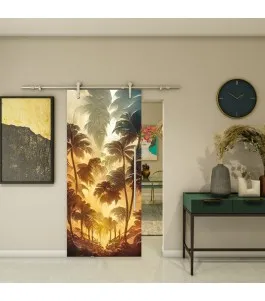 Glasschiebetür PIPE-LINE - Fotoprint Model 192