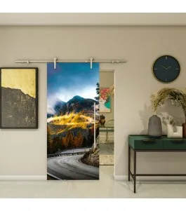 Glasschiebetür PIPE-LINE - Fotoprint Model 200