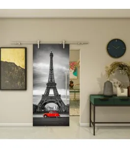 Glasschiebetür PIPE-LINE - Fotoprint Model 205