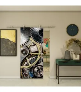 Glasschiebetür PIPE-LINE - Fotoprint Model 215