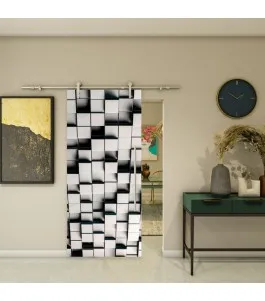 Glasschiebetür PIPE-LINE - Fotoprint Model 216