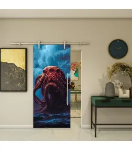 Glasschiebetür PIPE-LINE - Fotoprint Model 232