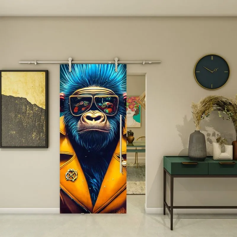 Glasschiebetür PIPE-LINE - Fotoprint Modell 234