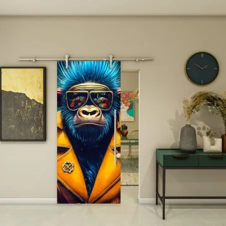 Glasschiebetür PIPE-LINE - Fotoprint Model 234