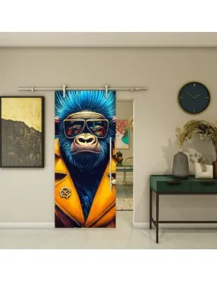 Glasschiebetür PIPE-LINE - Fotoprint Model 234