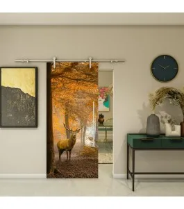 Glasschiebetür PIPE-LINE - Fotoprint Model 236