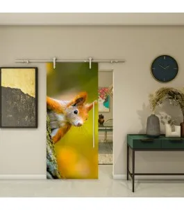 Glasschiebetür PIPE-LINE - Fotoprint Model 237