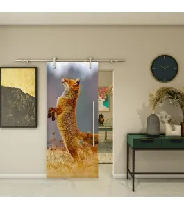 Glasschiebetür PIPE-LINE - Fotoprint Model 245