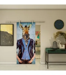 Glasschiebetür PIPE-LINE - Fotoprint Model 249