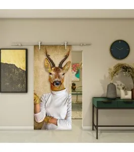 Glasschiebetür PIPE-LINE - Fotoprint Model 250