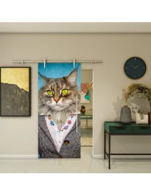 Glasschiebetür PIPE-LINE - Fotoprint Model 252