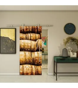 Glasschiebetür PIPE-LINE - Fotoprint Model 255