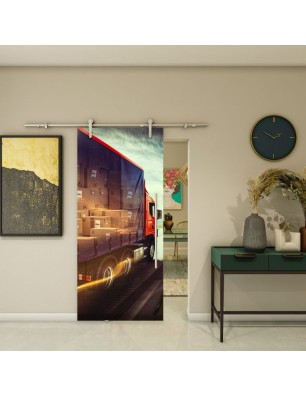 Glasschiebetür PIPE-LINE - Fotoprint Model 261