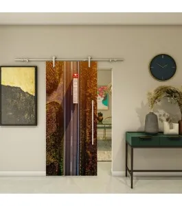 Glasschiebetür PIPE-LINE - Fotoprint Model 265