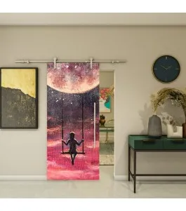 Glasschiebetür PIPE-LINE - Fotoprint Model 273