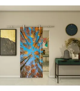 Glasschiebetür PIPE-LINE - Fotoprint Model 276