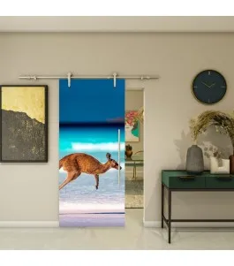 Glasschiebetür PIPE-LINE - Fotoprint Model 291