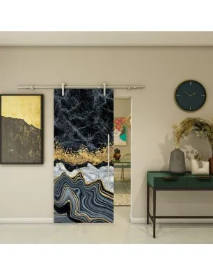 Glasschiebetür PIPE-LINE - Fotoprint Model 309