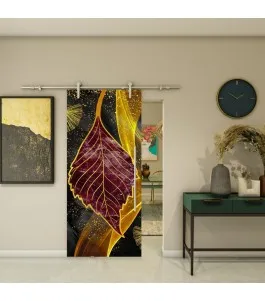 Glasschiebetür PIPE-LINE - Fotoprint Model 322