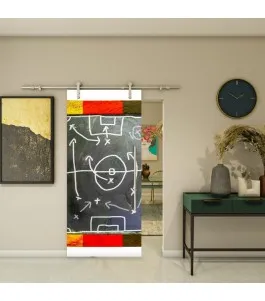 Glasschiebetür PIPE-LINE - Fotoprint Model 327