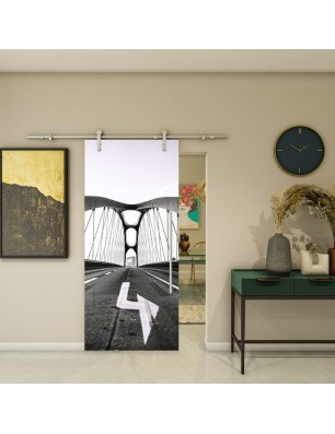 Glasschiebetür PIPE-LINE - Fotoprint Model 330